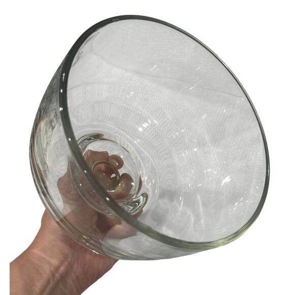 Pfaltzgraff Tea Rose Cheese Cracker Cloche Glass Dome Lid 90s Country Kitchen - Picture 3 of 13